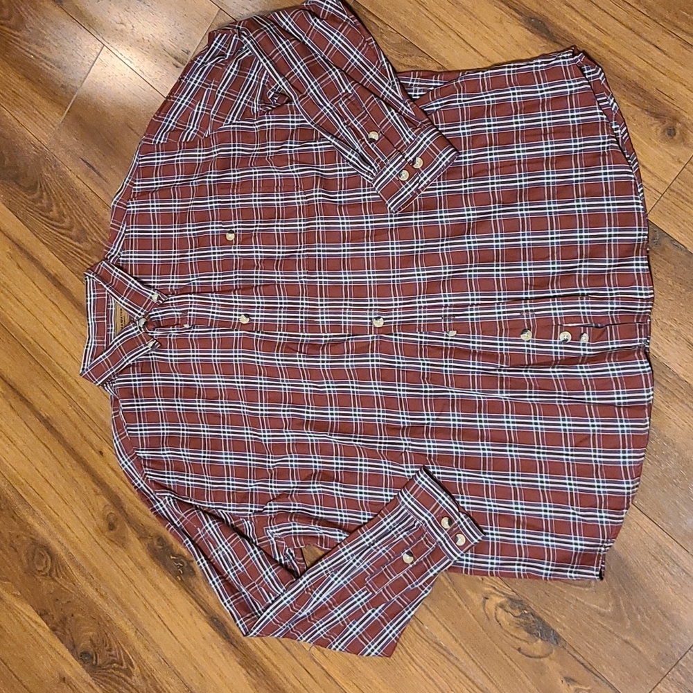 Long Sleeve Plaid Button Down